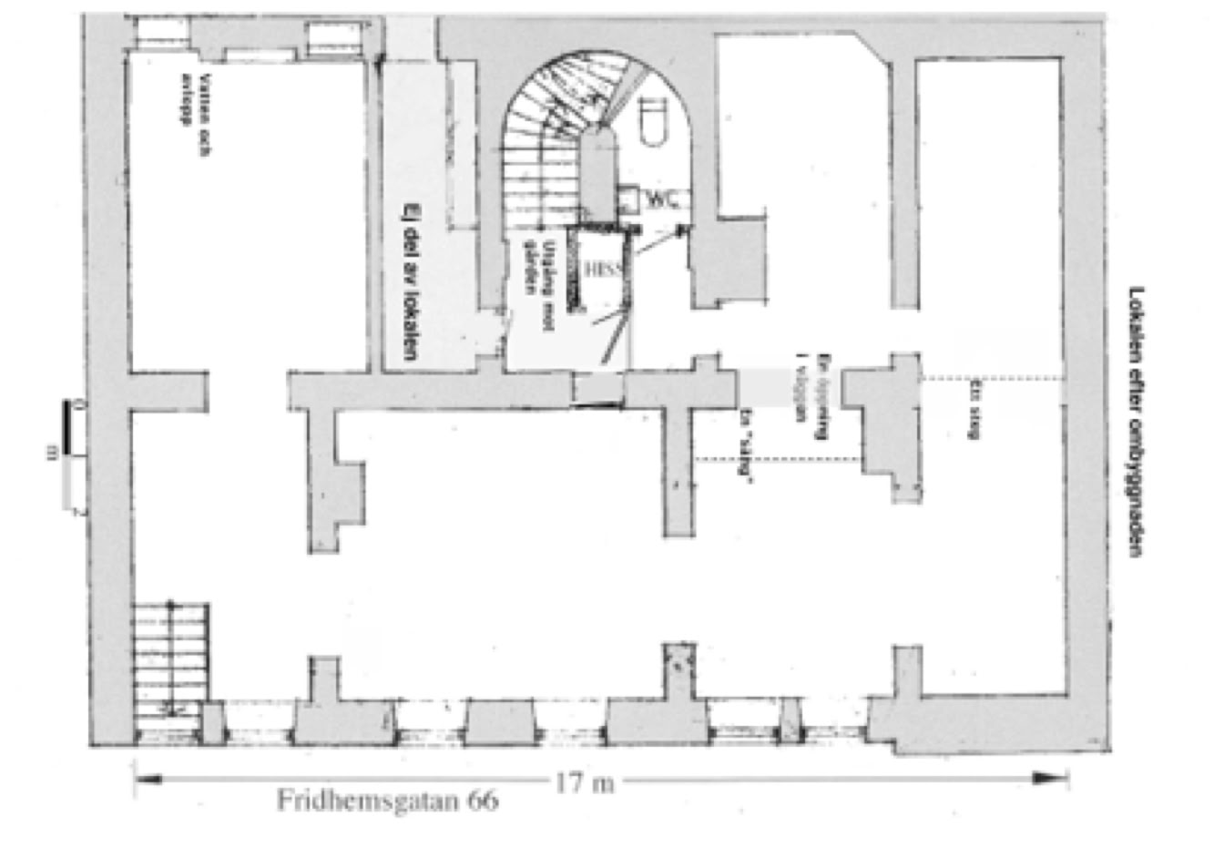En beskrivning av lokalen